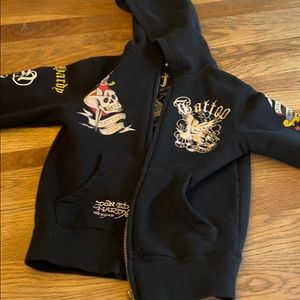 Ed hardy zip up Hoodie